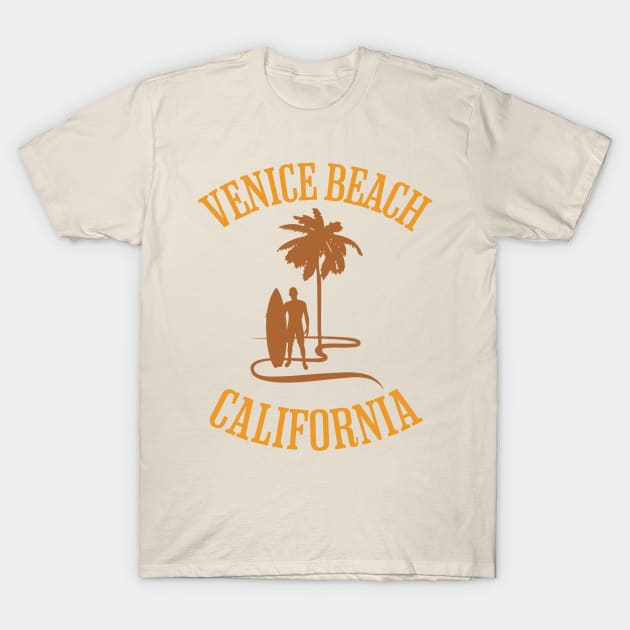 Venice-Beach T-Shirt by Junalben Mamaril